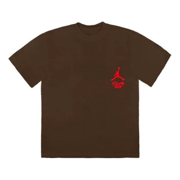 Travis Scott Cactus Jack x Jordan Tee 'Brown' TC-304