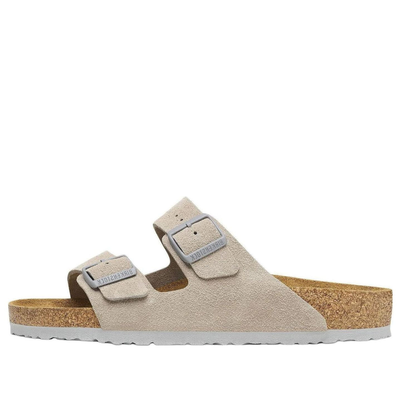 Birkenstock Arizona Suede Leather Sandals 'Stone Coin' 1027749