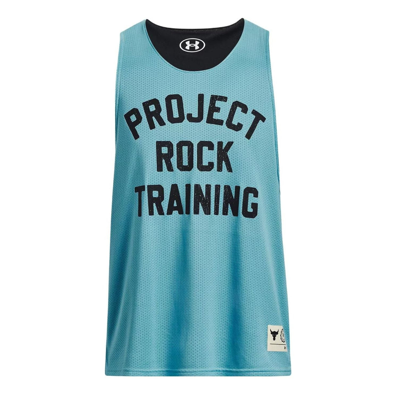 Under Armour Project Rock Reversible Mesh Tank 'Blue Teal' 1377442-433