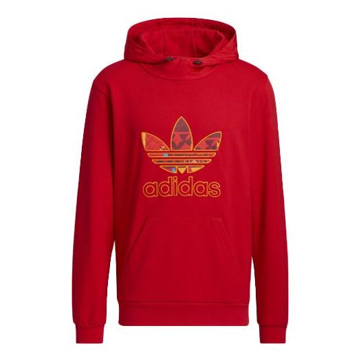 Men's adidas originals CNY Limited Multi-Color Logo Printing Red HD0318