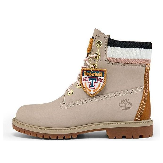 (WMNS) Timberland Premium 6 Inch Heritage Cupsole Boots 'Light Taupe Nubuck' A2GA4W
