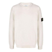 STONE ISLAND Logo Patch Knit Sweater 'Off-white' 7915508A3-V0097