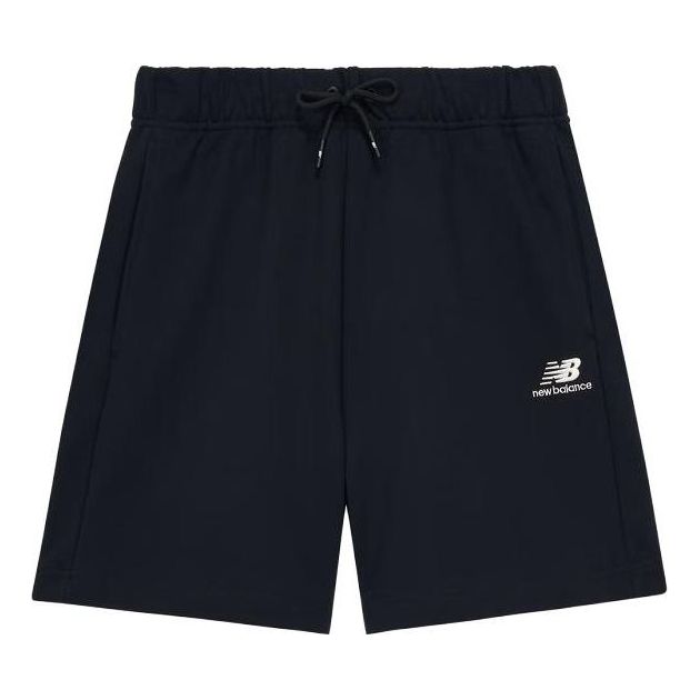 New Balance Logo Cotton Shorts 'Black' 5VD24213-BK