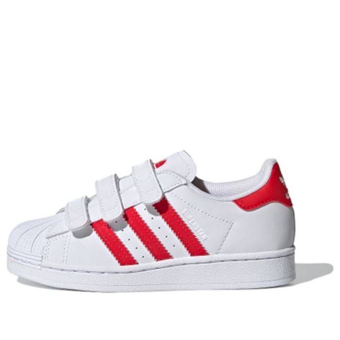 (PS) adidas originals Superstar Cf C Red/White FZ0643