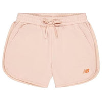 (WMNS) New Balance High-Rise Shorts With Placement Brand Logo 'Pink' AWS41336-DVR
