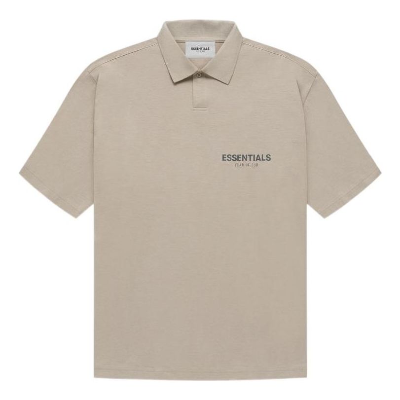 Fear of God Essentials FW21 Polo Shirt 'Tan' FOG-FW21-593