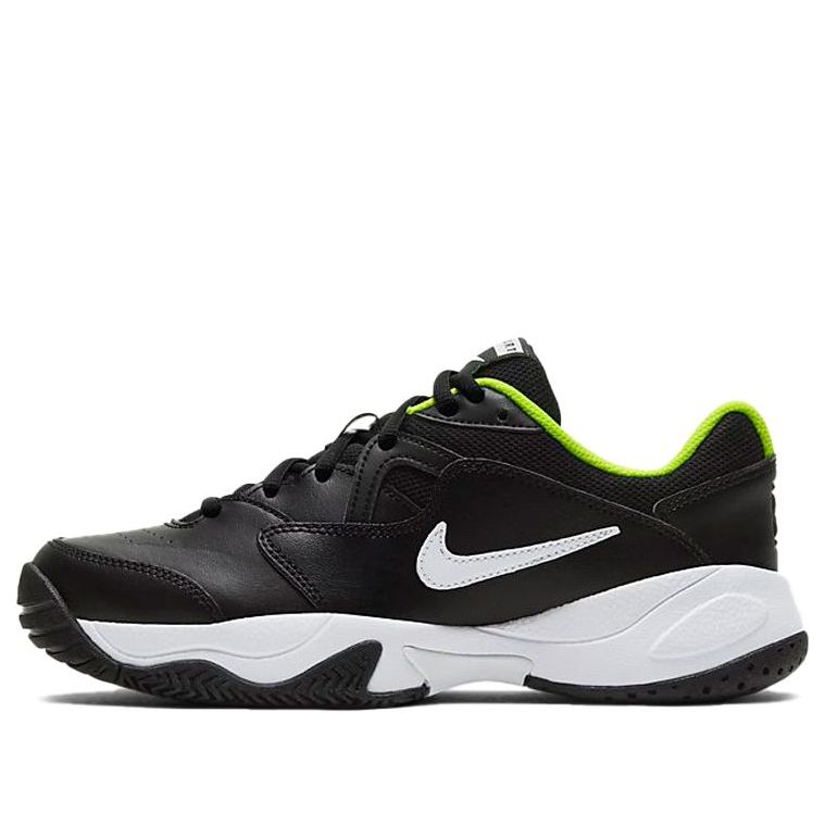 (GS) Nike Court Jr Lite 2 'Black Green' CD0440-007