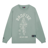 Li-Ning BadFive Live With Hoops Graphic Sweatshirt 'Green' AWDSH15-1