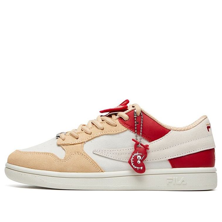 (WMNS) Fila Fusion Shoes 'Cream Red Pink' T12W115108FWB