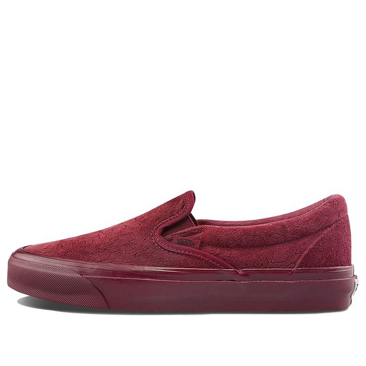 Vans Unisex Vault Classic Slip-On LX Sneakers Red Wine Red VN0A45JK9RH