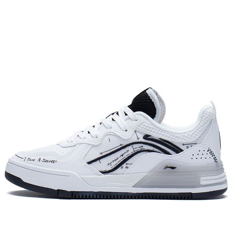 (WMNS) Li-Ning Wave V1 'White Black' AGCS030-6