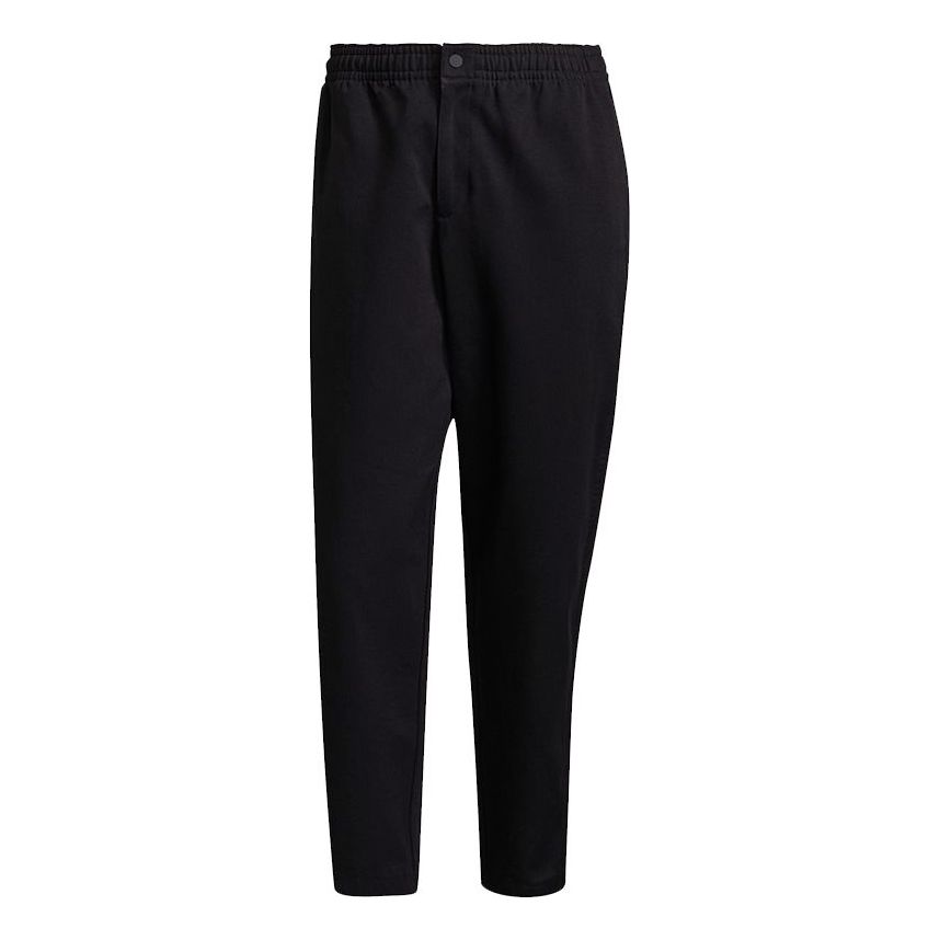 Men's adidas originals C Twill Pant Solid Color Loose Straight Casual Pants/Trousers Autumn Black H11371