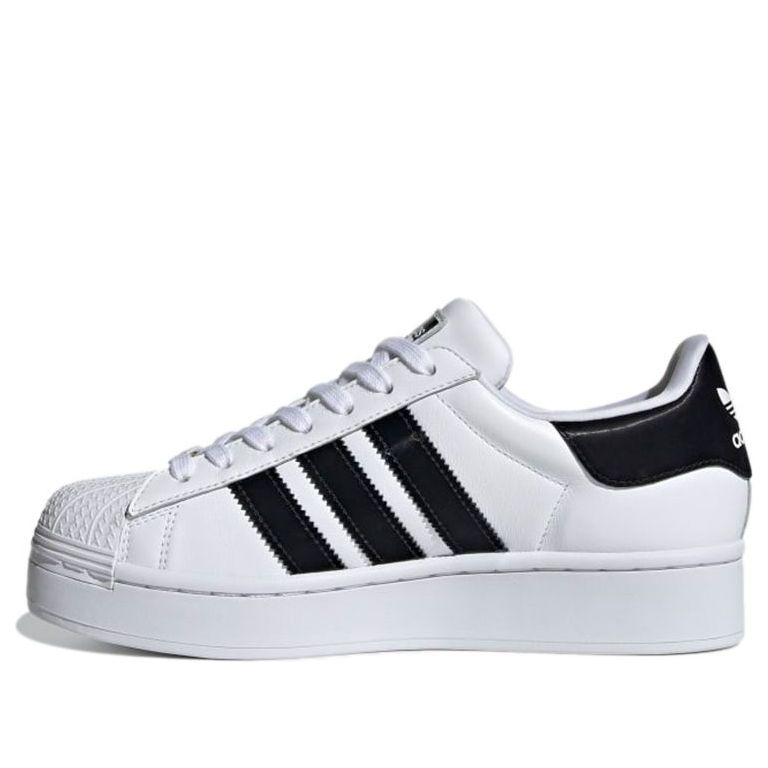 (WMNS) adidas originals Superstar Bold 'White Black' FY0406