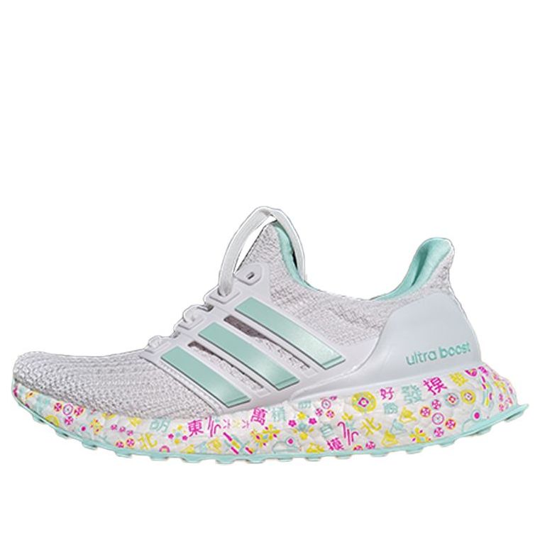 (WMNS) adidas Ultra Boost White/Green FZ3889