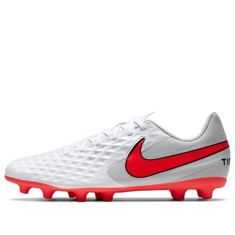 Nike Tiempo Legend 8 Club FG MG 'White Flash Crimson' AT6107-163