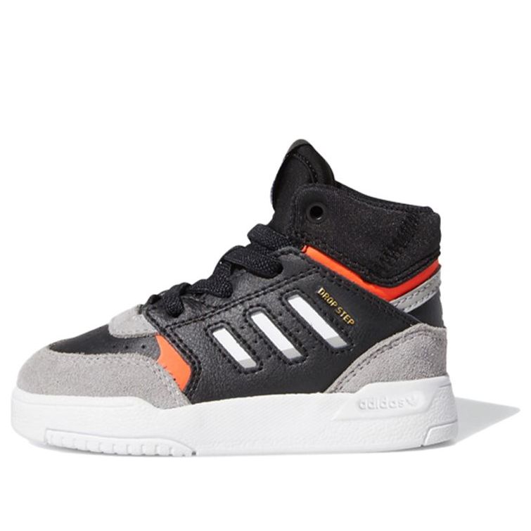 (TD) adidas originals Drop Step I 'Black Orange Gray' EE8768