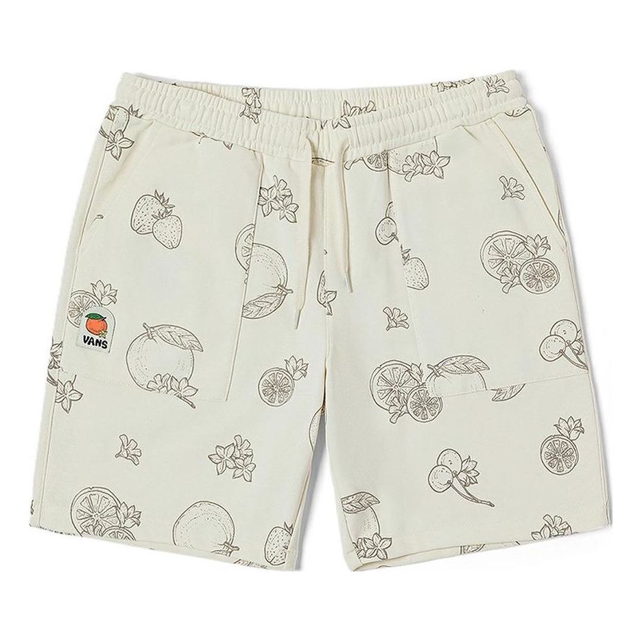 (WMNS) Vans Knitted Graphic Shorts 'White' VN0008Y0BTA