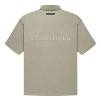 Fear of God Essentials FW21 Logo Polo Shirt 'Pistachio' FOG-FW21-005