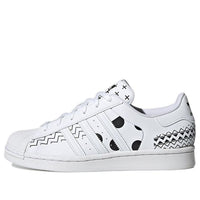 (WMNS) adidas originals Superstar Sneakers Black/White GW3309