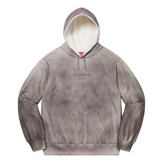 Supreme Spray Hooded Sweatshirt 'Grey' SUP-FW20-246