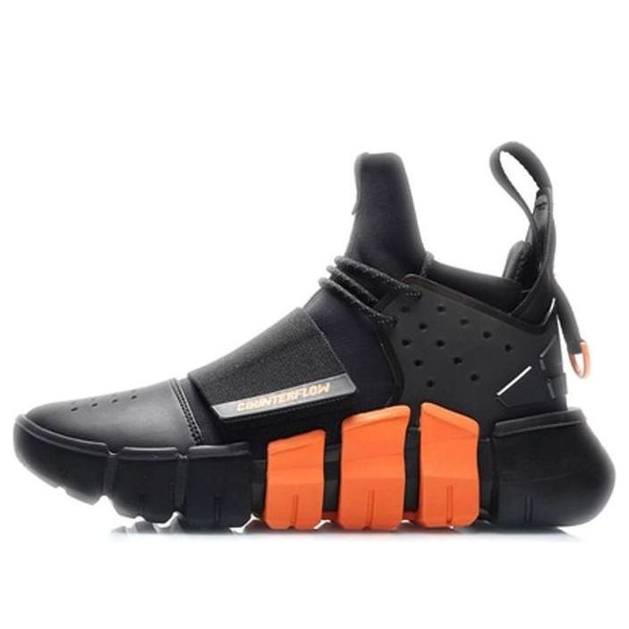 Li-Ning Counterflow Light Wheel 0.9 Hi 'Black Orange' AGBP107-1