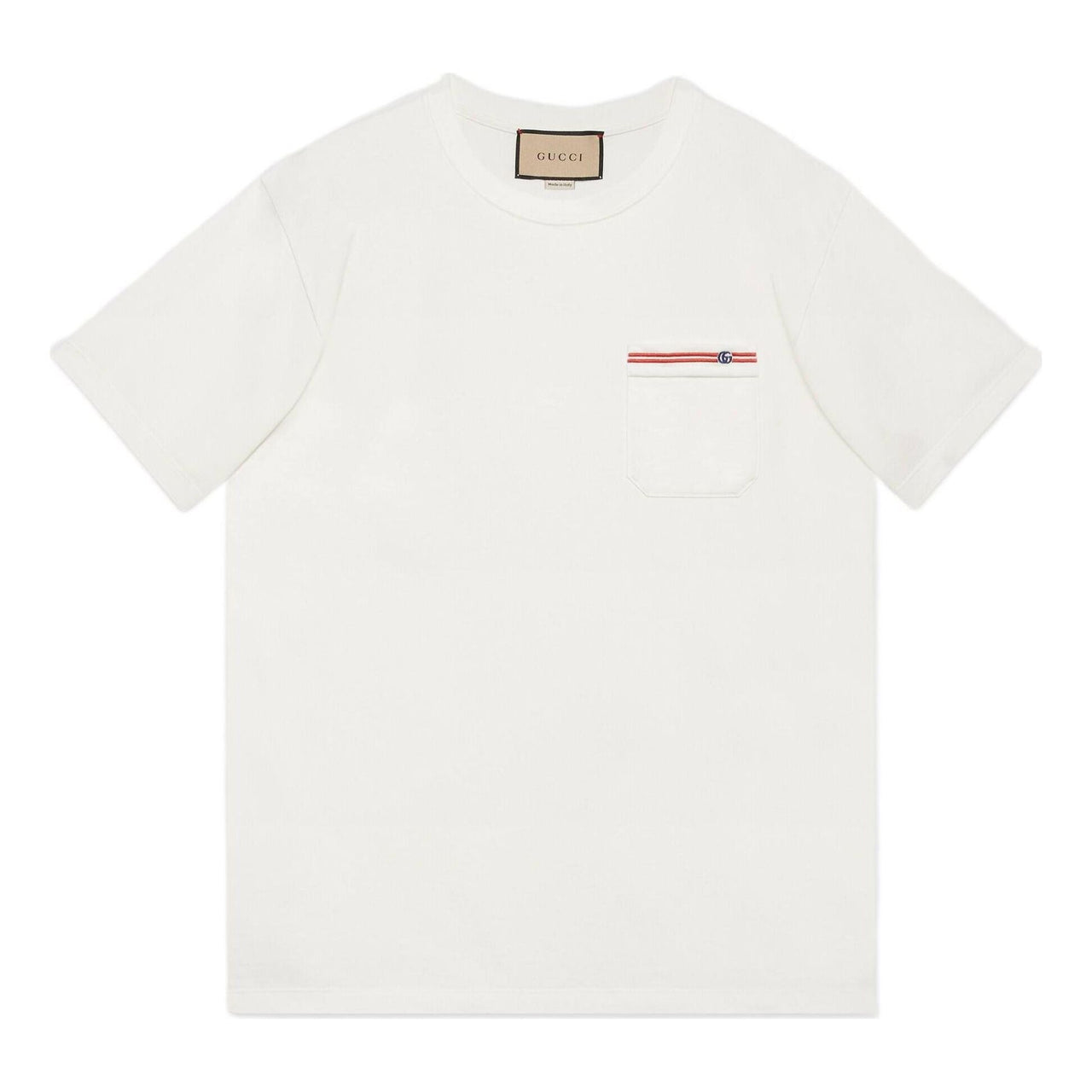 GUCCI SS22 Cotton T-shirt with embroidery 'White' 673710-XJDVI-9088