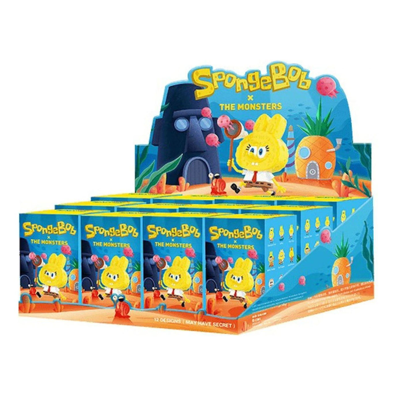 Pop Mart x Spongebob The Monsters Labubu Sealed Case (12 Blind Boxes) 210300246