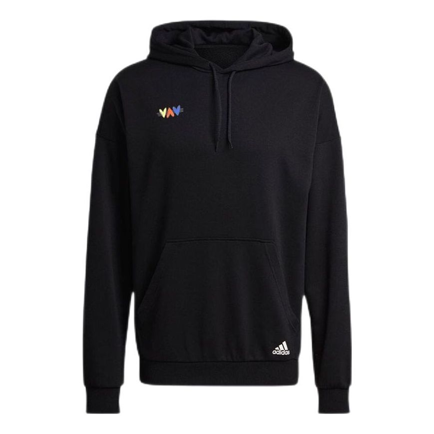 Men's adidas Back Logo Printing Sports Black H61133