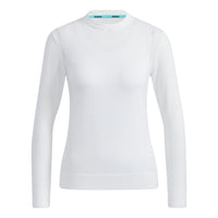 (WMNS) adidas Play Green Pullover Sweater 'White' HA5845