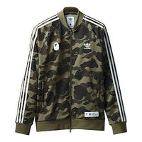 adidas x A Bathing Ape adicolor Track Jacket 'Camouflage Olive Green' BAPE-FW18-009