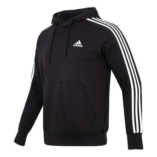 adidas French Terry 3-Stripes 'Black White' IC0435
