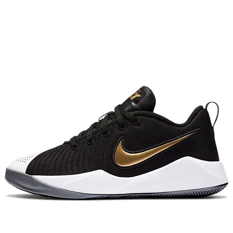 (GS) Nike Team Hustle Quick 2 'Black Gold' AT5298-010