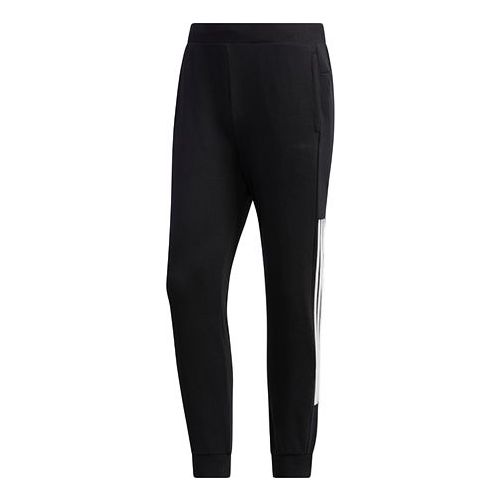 adidas neo M FAV JUL TP Side Stripe Sports Pants Black GL7193