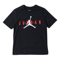 Air Jordan Wordmark Jumpman Logo Sports TEE Men Black CK4213-010