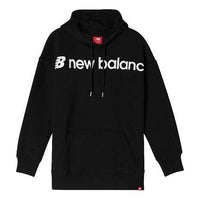 (WMNS) New Balance Classic Core Hoodie 'Black White' AWT93595-BK