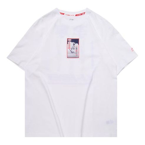 Li-Ning Athletics Fashion Series Short Sleeve Tee 'White' AHSQ455-3