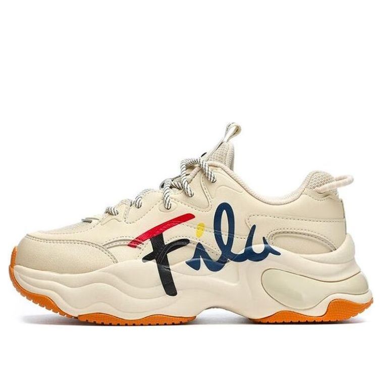 (WMNS) FILA FUSION Marathon Running Shoes 'Beige Orange' T12W231304FAG
