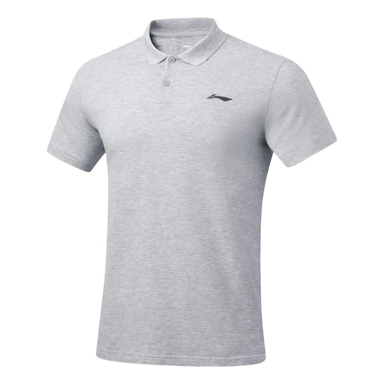 Li-Ning Plain Short Sleeve Polo Shirt 'Grey' APLT029-9