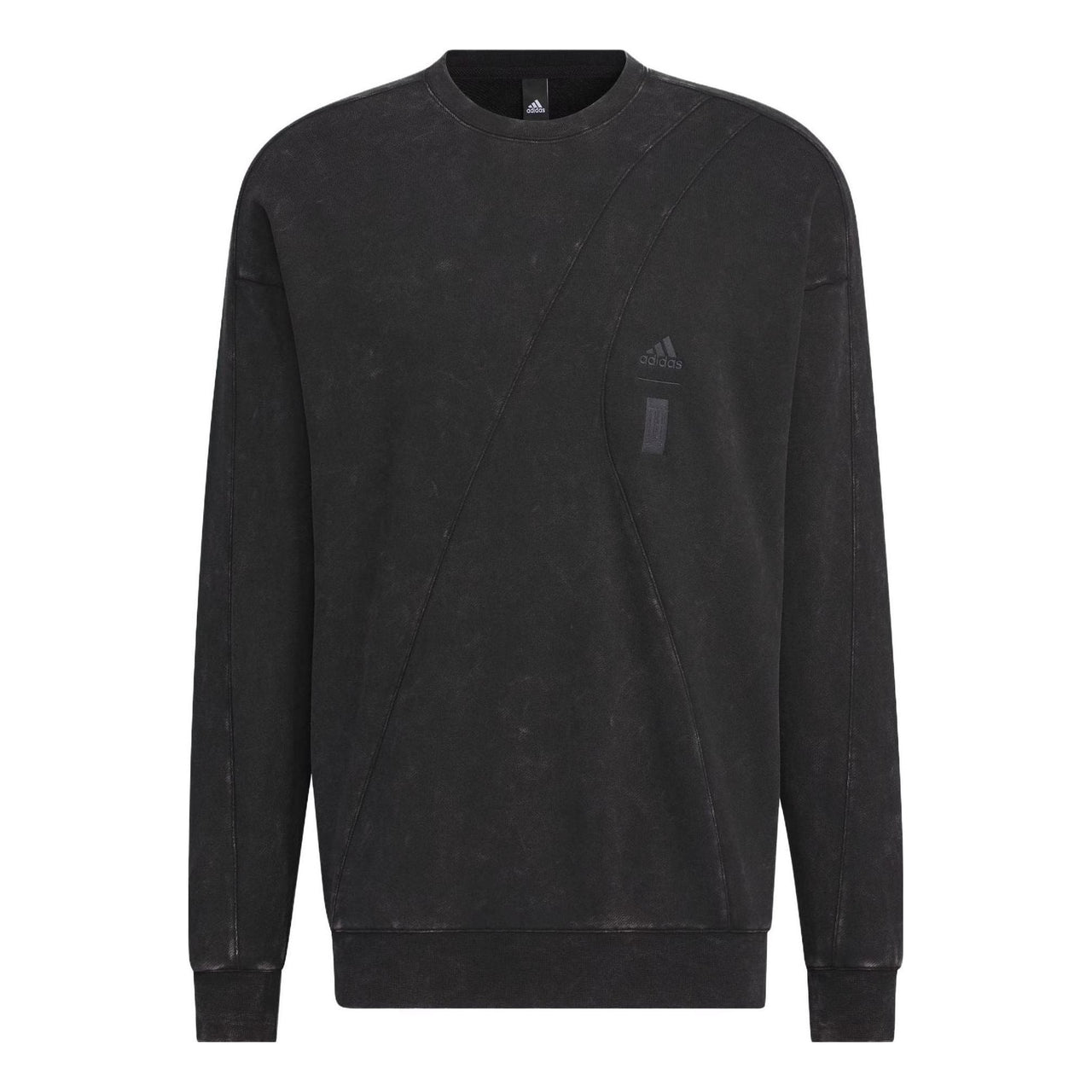 adidas Wuji Dye Crew Sweatshirt 'Black' IS0453