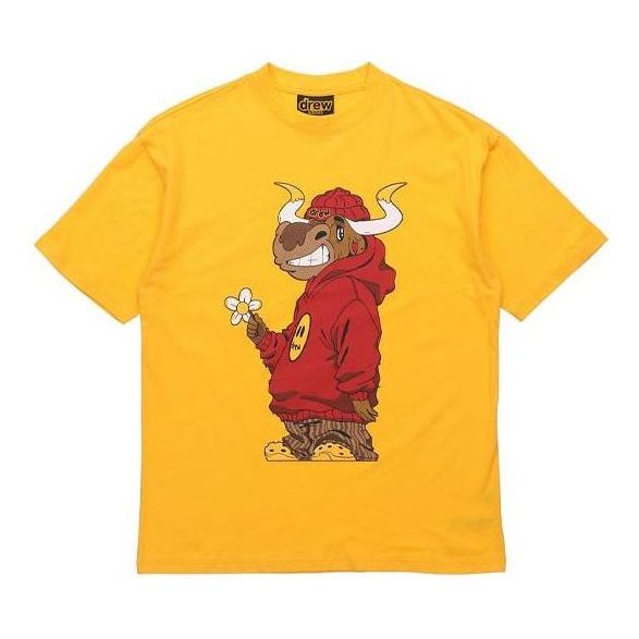 Drew House Drew Bull T-shirt 'Yellow' DH-HJ2121-OXGY