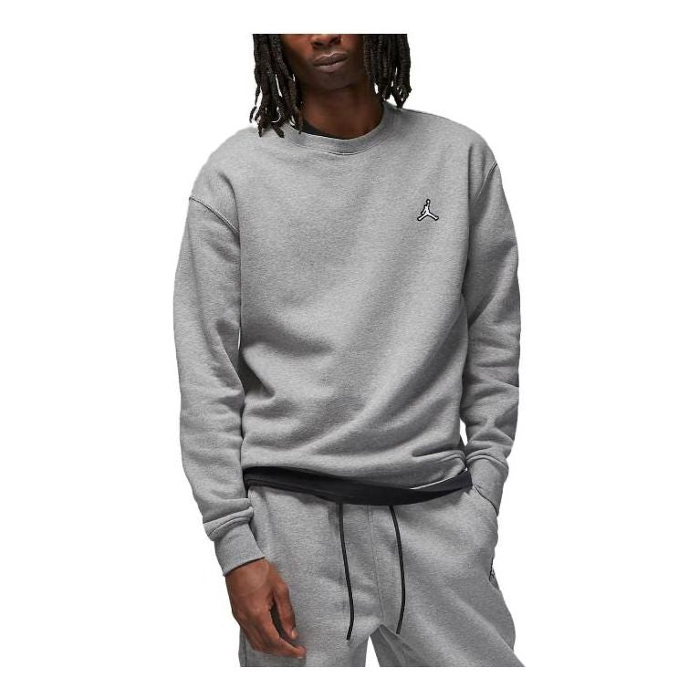 Air Jordan Fleece Crewneck Sweatshirt 'Grey' DQ7520-091