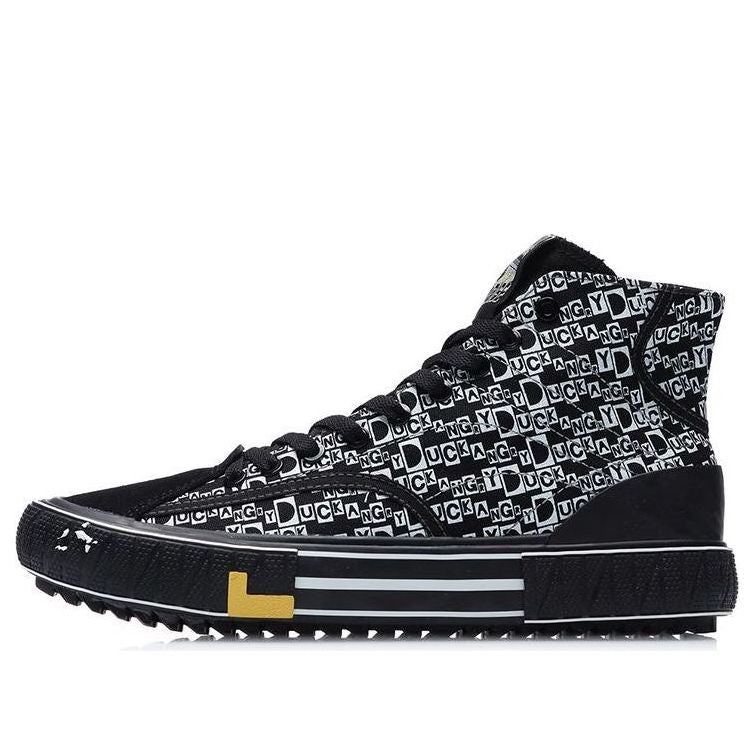 Li-Ning Classic Canvas Hi x Disney 'Black White' AGCR179-1