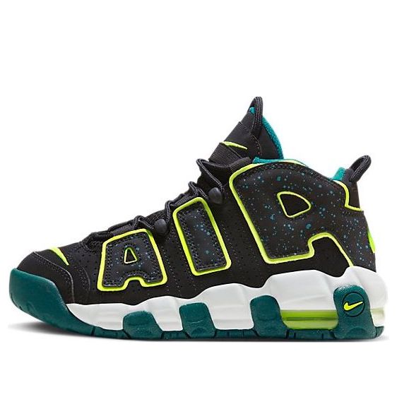 (GS) Nike Air More Uptempo 'Black Volt Geode Teal' DZ2809-001