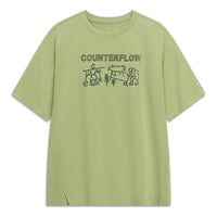 Li-Ning Counterflow Logo T-shirt 'Green' AHST605-3