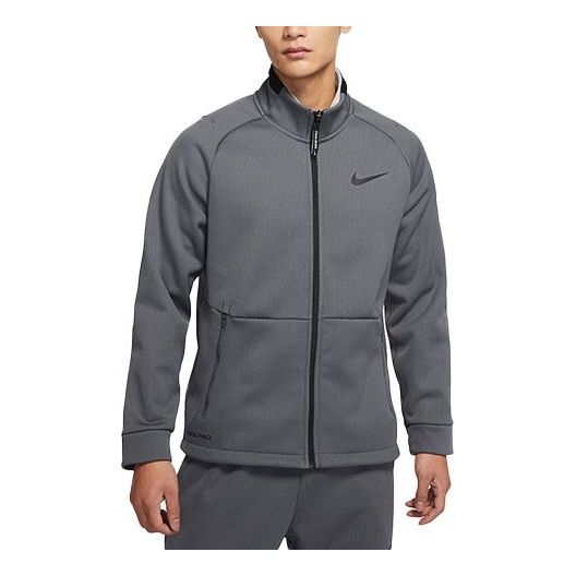 Nike Full-length zipper Cardigan Long Sleeves Training Jacket Gray DM5941-068