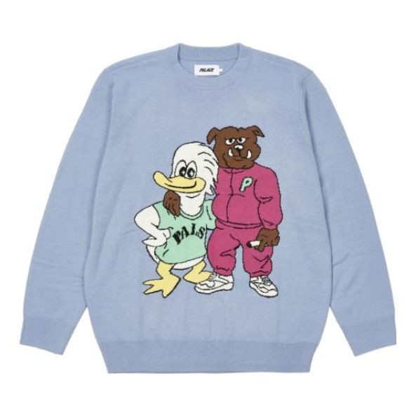 Palace Dog And Duck Knit 'Blue' P22KW070