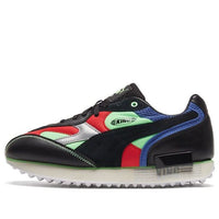 PUMA FUTURE RIDER KING TRAINERS 'Black Green Red' 374459-01