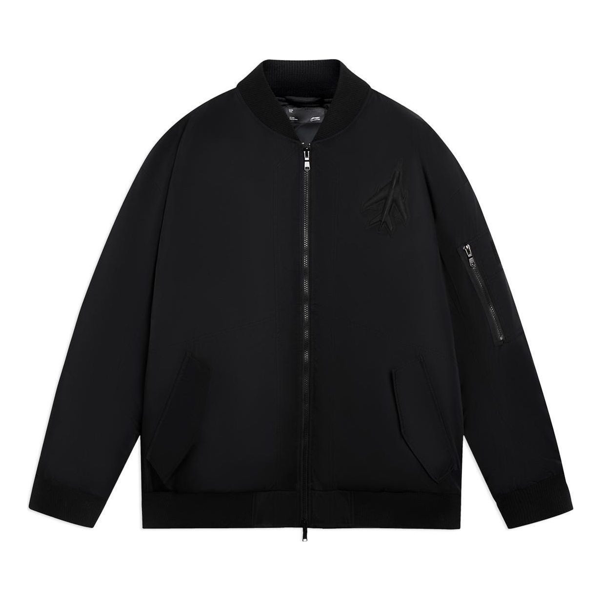 Li-Ning Counterflow Graphic Bomber Jacket 'Black' AYMS407-5