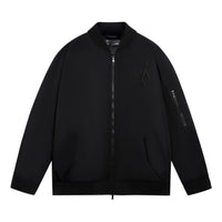 Li-Ning Counterflow Graphic Bomber Jacket 'Black' AYMS407-5
