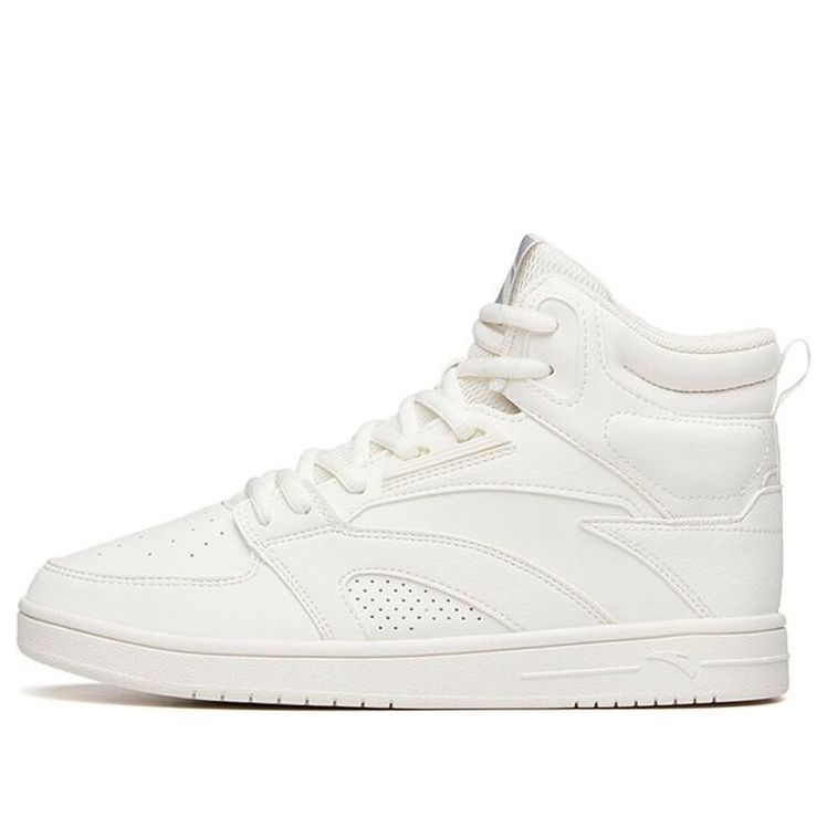 (WMNS) ANTA Skateboarding Series Sneakers High 'Ivory' 122138071-1